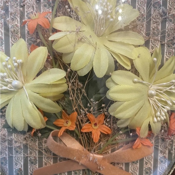 Vintage Cottage Core Framed Flower Wall Art Boho - Picture 3 of 3